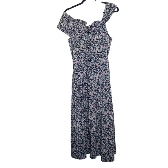 Vintage Jessica McClintock Gunne Sax Maxi Dress Size 13/14 Floral USA‎ - Picture 3 of 7